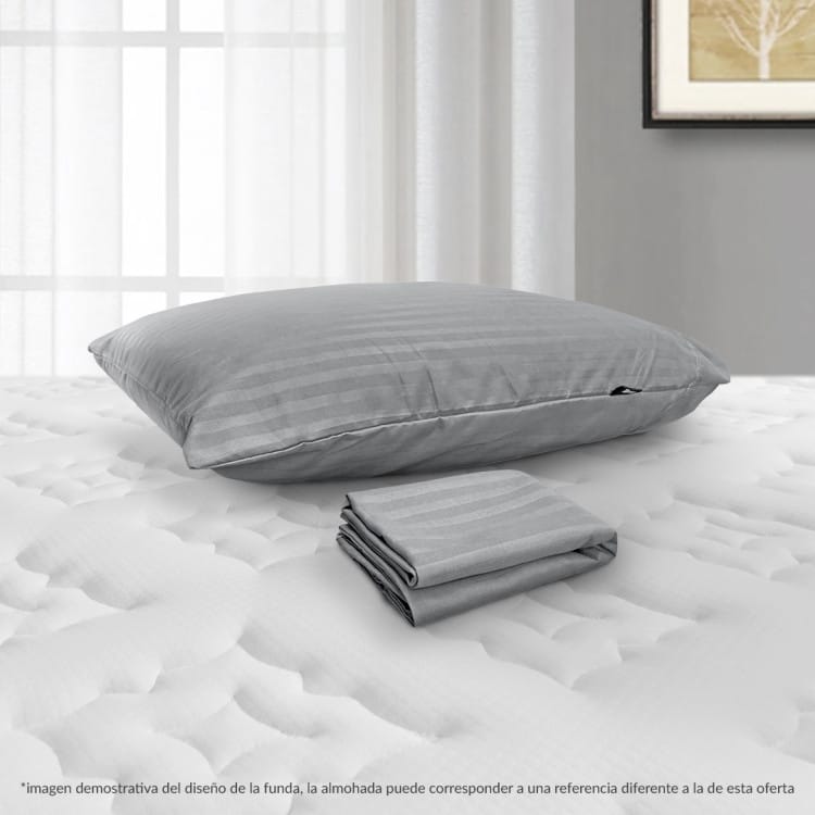 Combo 2 Almohadas Polycotton + Fundas