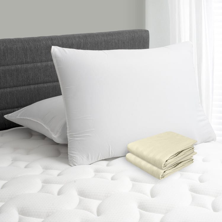 Combo 2 Almohadas Viscoflex + Fundas