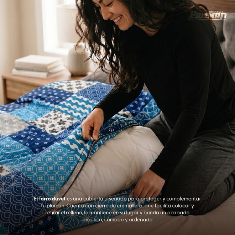Juego Forro Duvet Sábana Disperso