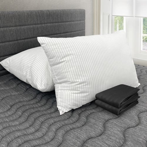 Combo 2 Almohadas Polycotton + Fundas