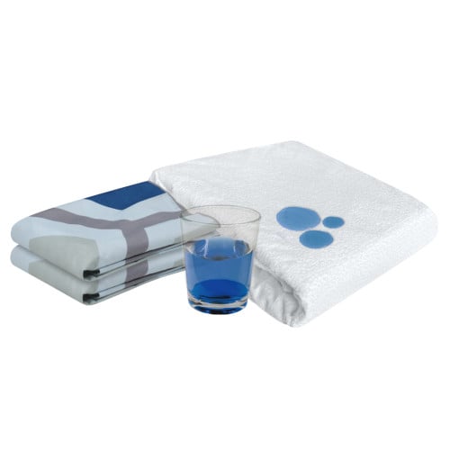 Combo Protector Impermeable de Colchón + 2 Fundas de Almohada