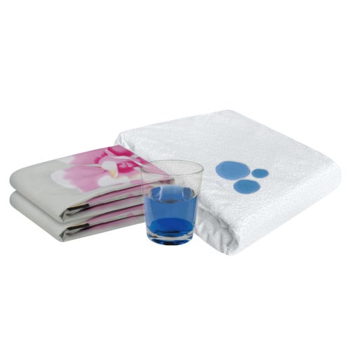 Combo Protector Impermeable de Colchón + 2 Fundas de Almohada