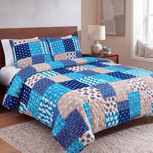 Juego Forro Duvet Sábana Disperso